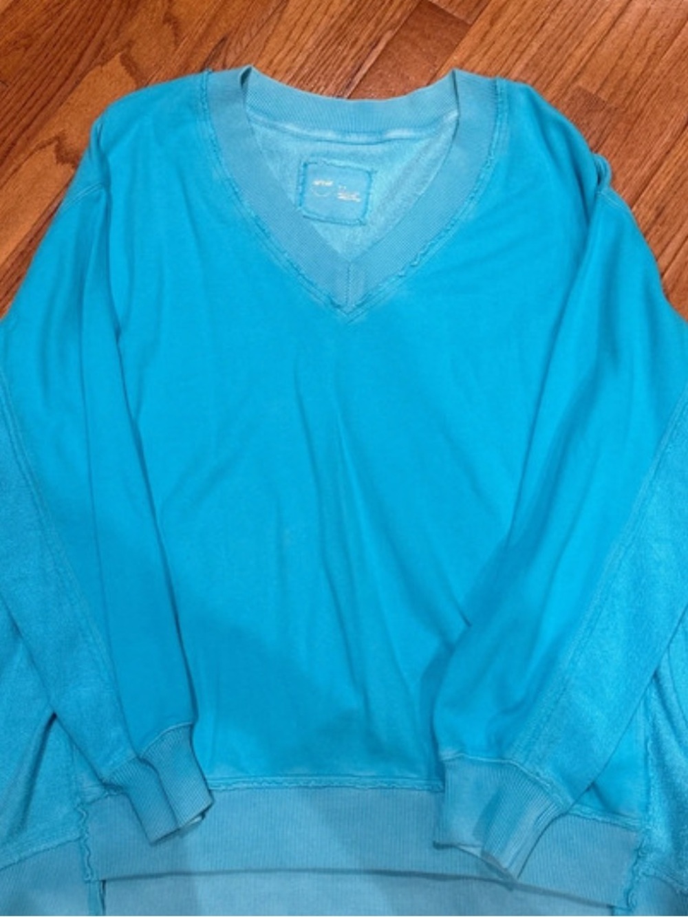 aerie Turquoise V-Neck Sweater